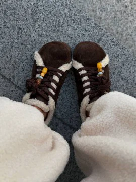 Жіночі кеди на низькій підошві ДОББІ Brown